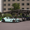 Solar carport monteringssystem