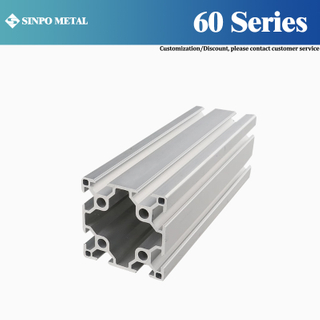 60-Serie Aluminiumlegierung Hochleistungs-Schienenprofil für einen großen Montagelandrahmen