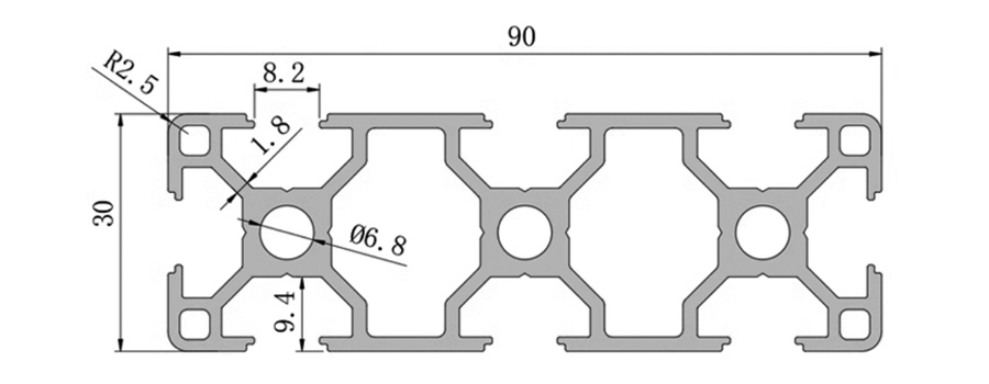 3090 Aluminum Profile
