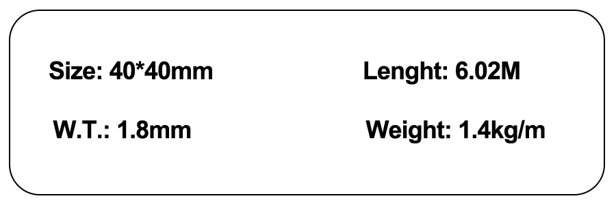 4040R Aluminum Profile