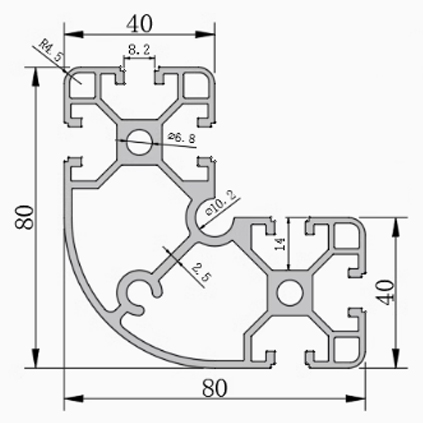 8080 Aluminum Profile