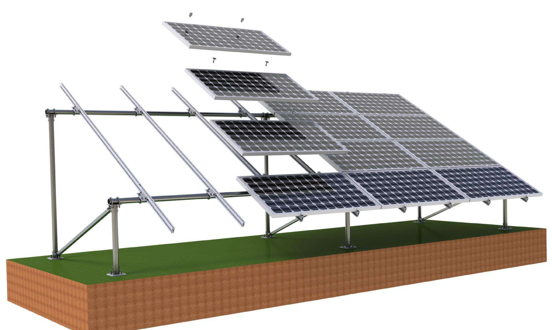 Ground Mounting System - Buy Solar Power System, Solar Energy System