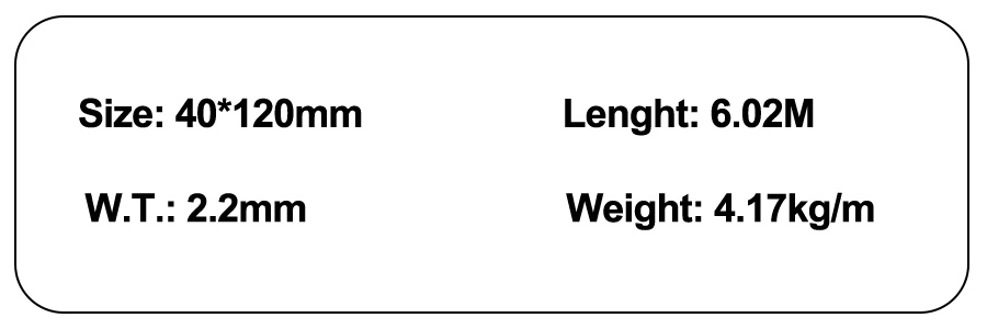 40120 Aluminum Profile