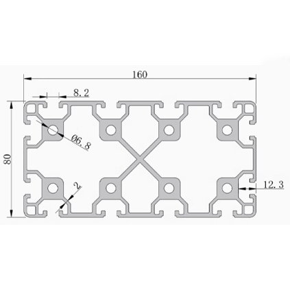 80160 Aluminum Profile