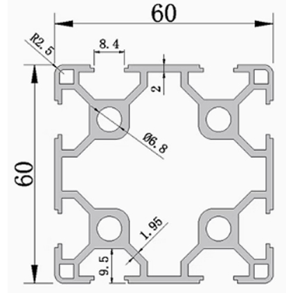 6060 Aluminum Profile