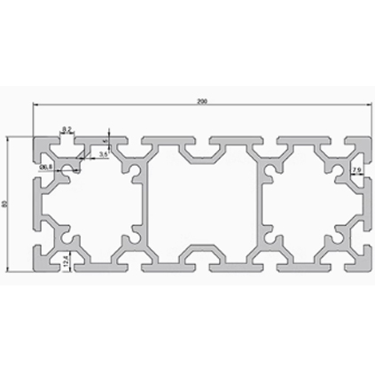 80200 Aluminum Profile