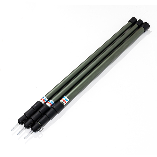 Heavy-Duty Outdoor Aluminum Alloy Tarp Pole – Telescopic Tent Porch Support Rod