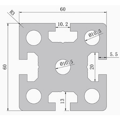 6060 Aluminum Profile