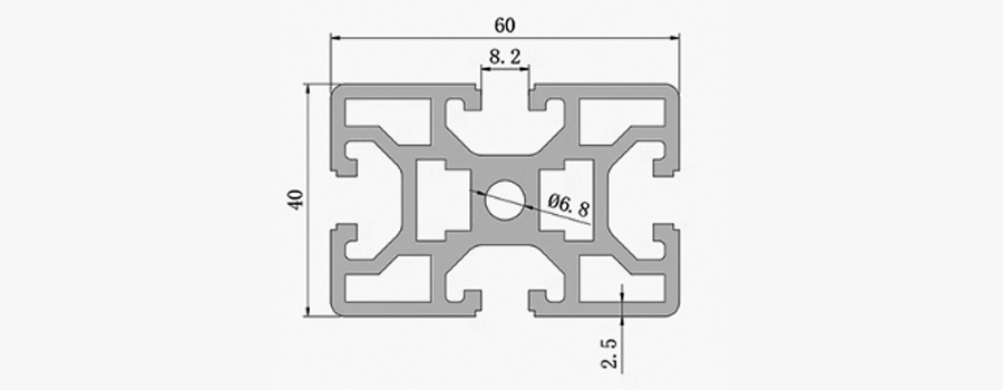 4060W Aluminum Profile
