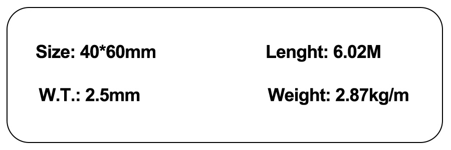 4060W Aluminum Profile