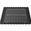 Short Trapezoidal Sheet Metal Rail for Metal Roof Solar Panel Mounting System