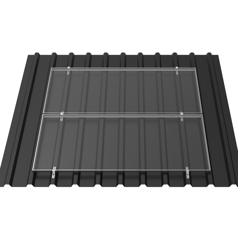 Ultra-Short Trapezoidal Sheet Metal Rail (180mm) for Metal Roof Solar ...