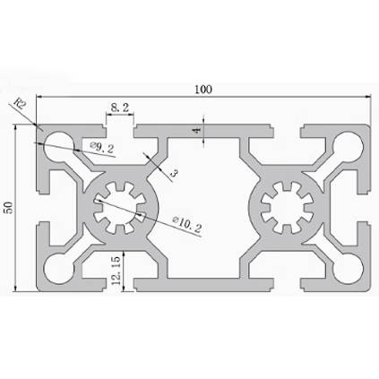 50100 Aluminum Profile