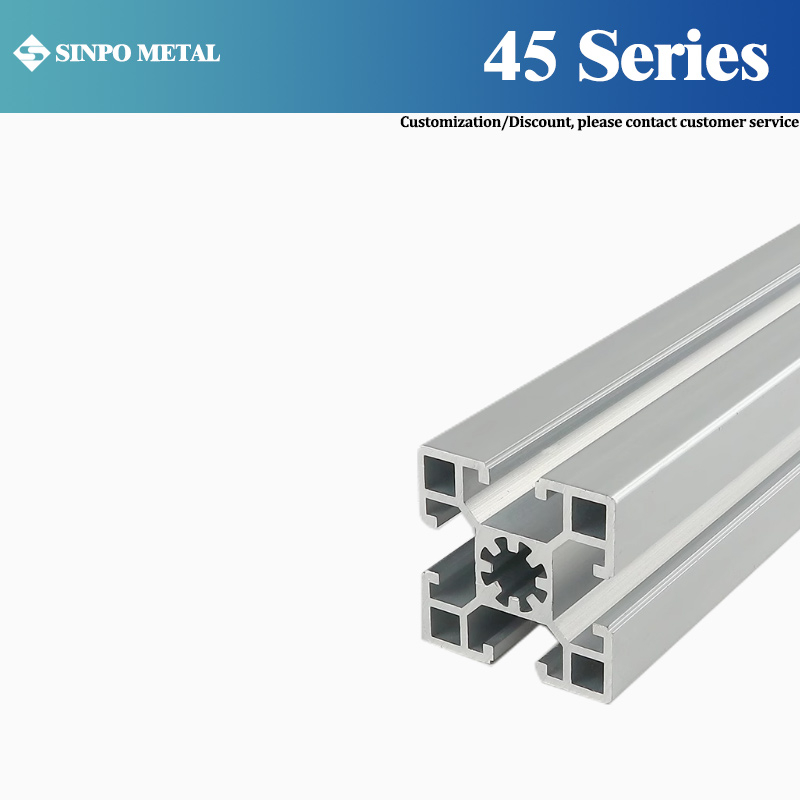 45x45 Standard Industrial Aluminum Profile - 2.0 မီလီမီတာ Aluminum Aluminum Aluminum Aluminum Aluminum Aluminum Aluminum Aluminum Aluminum Aluminum စက်ကွင်းအစောင့်ဘောင်